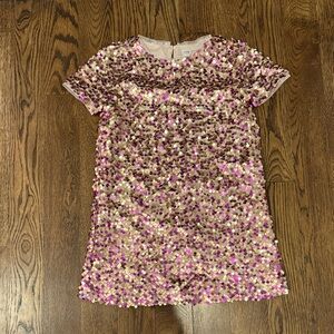 GAP Pink and Gold Sequin Kids Dress size 6/7